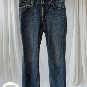 GAP Slim Stretch Jeans Size 8 blue jeans womens straight leg
